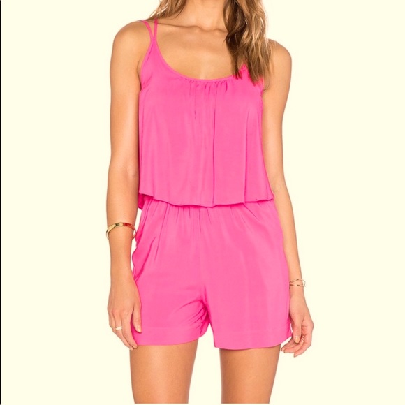 Hot Pink Romper - Picture 1 of 3